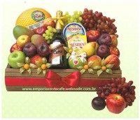 Cesta  Frutas e Champagne